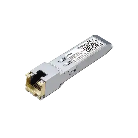Transceptor mini-GBIC SFP+ RJ45   Admite 10GBASE-T 5GBASE-T 2.5GBASE-T 1000BASE-T y 100BASE-TX