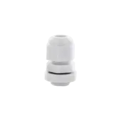 Conector Plástico Gris Tipo Glándula para Cable de 3.5 a 6 mm de Diámetro.