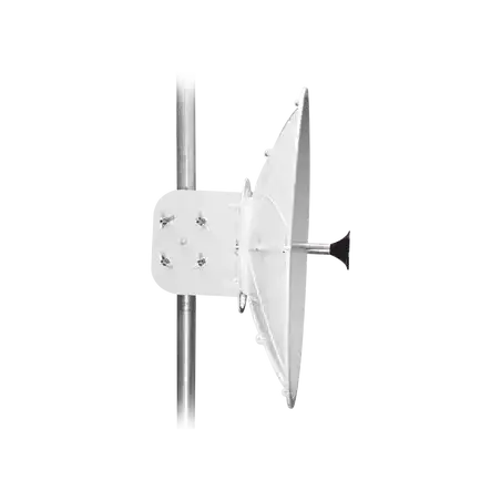 Antena direccional para B11 Doble polaridad 10 a 11.7 GHz 2 ft Alta ganancia en 34 dBi Montaje incluido