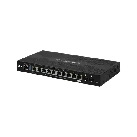EdgeRouter 12 con 10 puertos 10 100 1000 Mbps + 2 puertos SFP con funciones avanzadas de ruteo