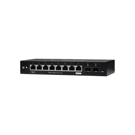 EdgeSwitch 10X Administrable de 8 Puertos Gigabit PoE Passthrough + 2 Puertos SFP