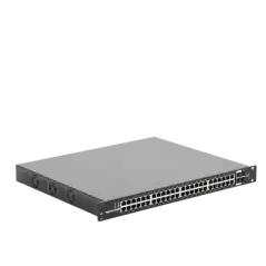 Switch EdgeMAX Administrable de 48 Puertos Gigabit con PoE+ PoE Pasivo 24V + 2 Puertos SFP + 2 Puertos SFP+ 750 W