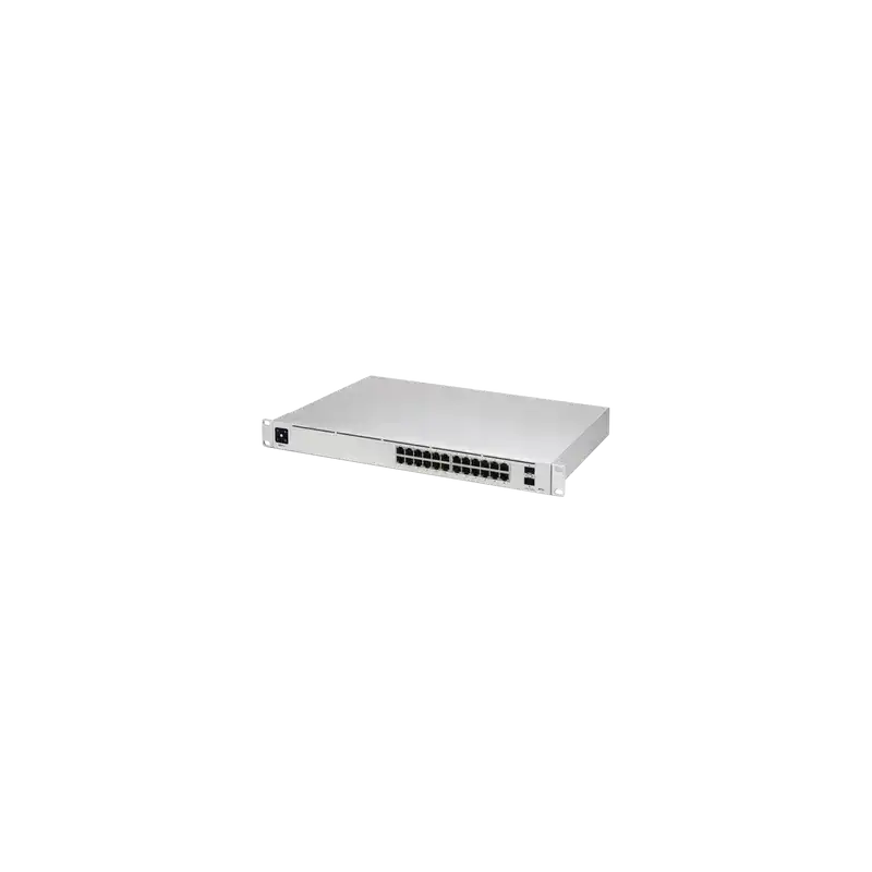 UniFi Switch USW-Pro-24 Capa 3 de 24 puertos Gigabit RJ-45 + 2 puertos 1 10G SFP+ pantalla informativa UniFi Switch USW-Pro-24 Capa 3 de 24 puertos Gigabit RJ-45 + 2 puertos 1 10G SFP+ pantalla informativa