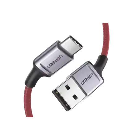 Cable USB-A a USB-C   1 Metro   Carga Rápida QC 4.0 3.0 2.0   FPC   AFC   Protección Integrada    480 Mbps   Caja de
