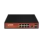 Switch Administrable de 8 puertos Gigabit Ethernet con PoE 802.3 af at y 24V Pasivo + 2 SFP Gigabit 150 W Switch Administrable de 8 puertos Gigabit Ethernet con PoE 802.3 af at y 24V Pasivo + 2 SFP Gigabit 150 W