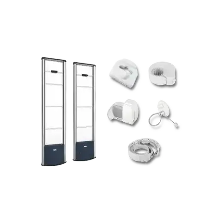 Kit de Arcos EAS para Protección de Ropa Botellas con Accesorios RX TX 8.2 MHz hasta 1.8 m