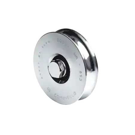 310   Rueda de 8 cm SIN Soporte   Soporta hasta 200 kg   Canal Tipo U