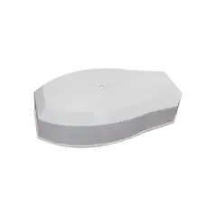Refacción para 1601 1603   Tapa plástica para enganche de mástil   Color Blanco