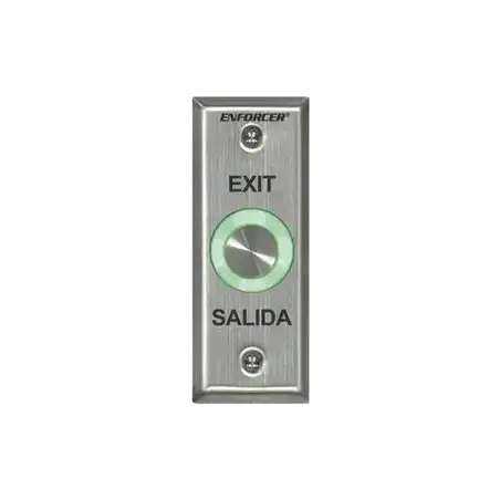 Botón de salida con aro iluminado color verde y rojo   IP65   Buzzer   función toggle (enclavado)   Función temporiz