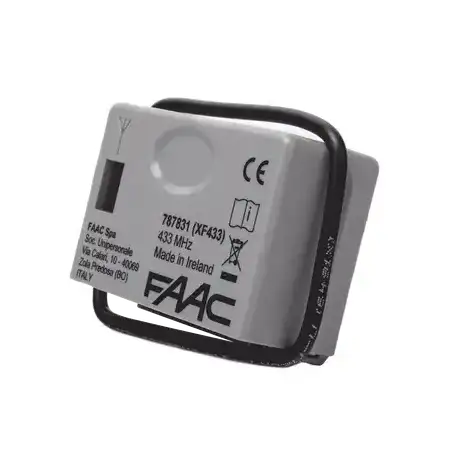 Receptor inalámbrico XF 433 para operador FAAC S418