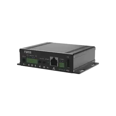 Gateway para Voceo IP SIP  Entrada de audio (3.5mm) salida de amplificador integrado de hasta 30W puerto USB (reprod