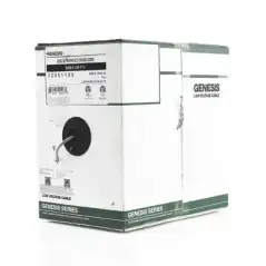 Bobina de 152 Metros de Cable   6 x 22 AWG BLINDADO   Color Gris   Para Aplicaciones de Audio Seguridad y Control