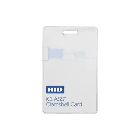 Tarjeta iClass Clamshell (Gruesa)   2 k memoria   Garantía de por Vida