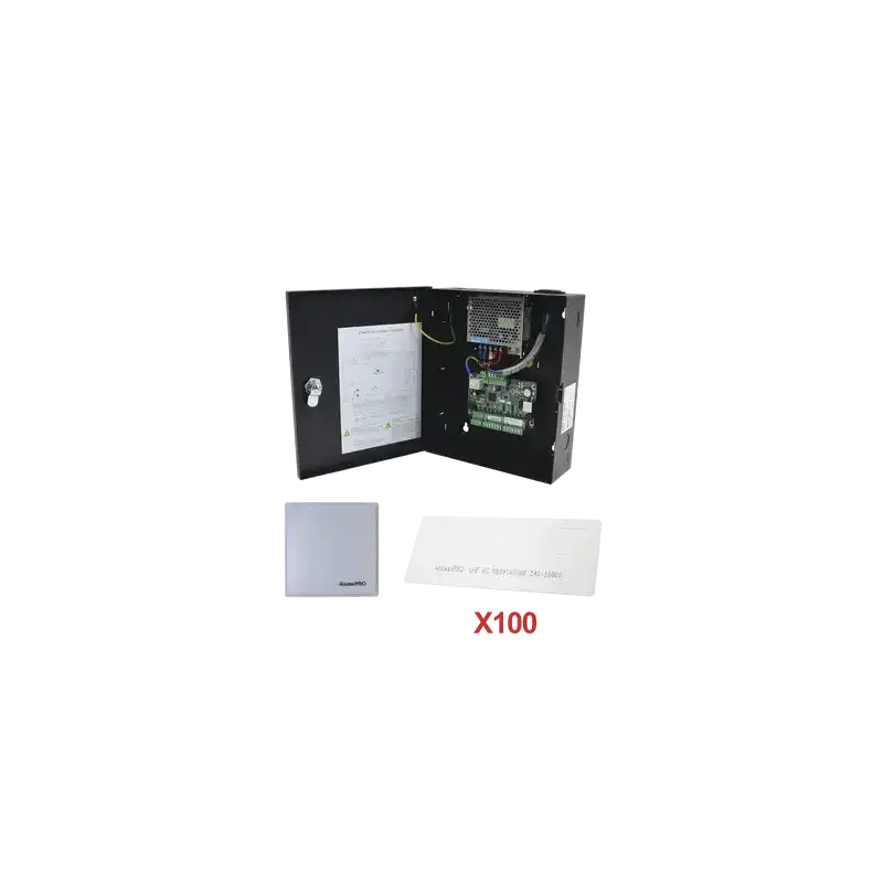 Kit para automatizar 1 ACCESO VEHICULAR con STICKERS en Parabrisas de vehiculos   Incluye Panel  lector y 100 sticke