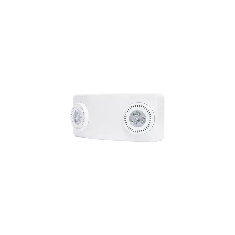 Luz de Emergencia Dual LED 520lm uso rudo montaje en pared o techo batería de respaldo incluida Luz de Emergencia Dual LED 520lm uso rudo montaje en pared o techo batería de respaldo incluida