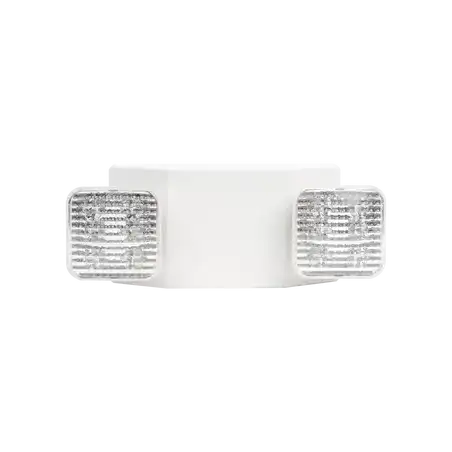 Luz LED de Emergencia Dual LED  150 lúmenes Luz fría Batería de Respaldo Incluida Botón de test.