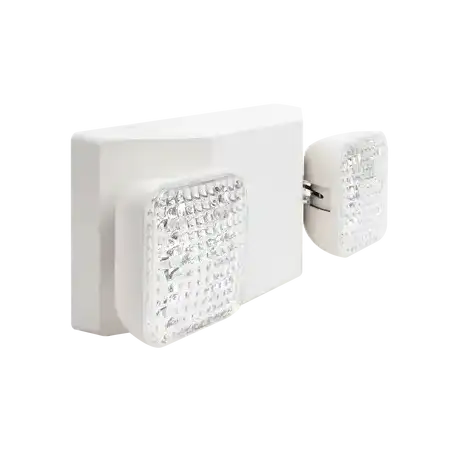 Luz LED de Emergencia Dual LED  150 lúmenes Luz fría Batería de Respaldo Incluida Botón de test.