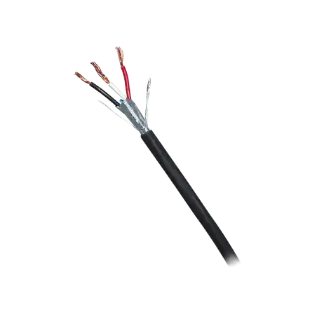 CAJA DE 305 METROS DE CABLE BLINDADO DE 3 X 18 AWG BLINDADO NEGRO