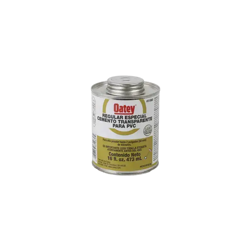 Cemento Claro de 236 ml para Tubo Conduit PVC Pesado. Cemento Claro de 236 ml para Tubo Conduit PVC Pesado.