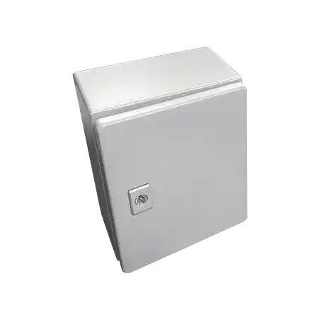 Gabinete de Acero Nema 4  IP 66 de 30x30x20 cm con Platina y certificado UL.