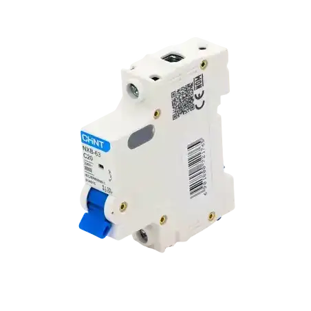 Pastilla para Riel Din 1 Polo 20 Amp Vca:110 415v 6kA Catálogo: NXB631PC20 Serie: NXB 63.