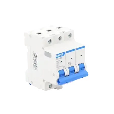 Pastilla para Riel Din 3 Polos 40 Amp Vca:110 415v 6kA Catálogo: NXB633PD40 Serie: NXB 63.