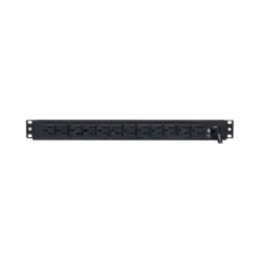 PDU Básico Para Distribución de Energía Con 12 Tomas NEMA 5 15R Traseras 1UR 15 Amp 120 Vca