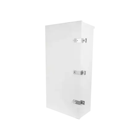 Gabinete para instalación de 3 Baterías PL110D12 Fabricado en Lámina Galvanizada Accesorios para piso o poste (No in