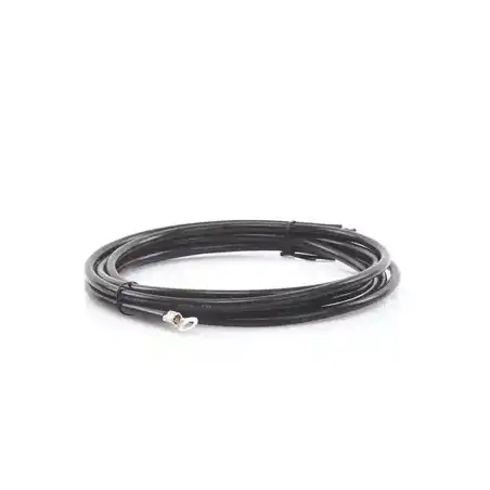 Cable para Controlador 3.0 m Negro Calibre 8 AWG con Terminal de Ojo en un Extremo