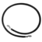 Cable para Baterías 1 m Negro Calibre 2 AWG con Terminales de Ojo en Ambos Extremos
