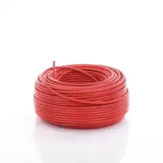 Cable Fotovoltaico Rojo   6mm² (10AWG)   Material COBRE   2000V   Rollo de 100 m