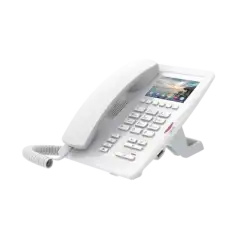 (H5W Color Blanco)Teléfono IP WiFi para Hotelería profesional de gama alta con pantalla LCD de 3.5 pulgadas a color