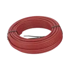 Kit de 2 rollos de 50 metros de cable fotovoltaico de cobre rojo y negro calibre 10 AWG (6mm²) Tipo PV  1000 2000 V
