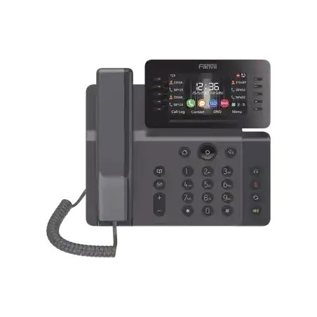 Teléfono IP Empresarial Esencial WiFi   Bluetooth 20 líneas SIP pantalla a color 4.3 ajustable PoE puertos Giga
