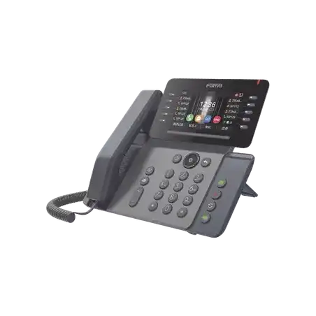 Teléfono IP Empresarial Esencial WiFi   Bluetooth 20 líneas SIP pantalla a color 4.3 ajustable PoE puertos Giga