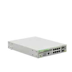Switch PoE+ Administrable CentreCOM GS970M Capa 3 de 8 Puertos 10 100 1000 Mbps + 2 SFP Gigabit 124 W