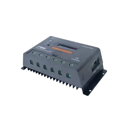 Controlador Solar de Carga y Descarga PWM 12 24V 30A con Display Parámetros Configurables