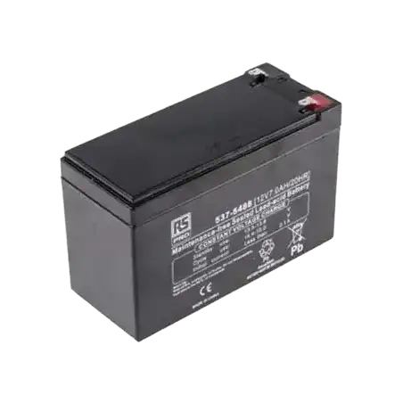 Batería de plomo ácido de 7 Ah: 12 V para MPA2 y MPA4