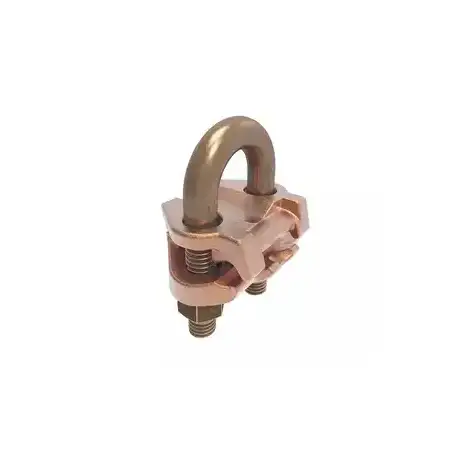 Conector Mecánico para Cable Calibre 2 0 AWG a 250 KCMIL   Paralelo o 90 grados  a Tubo de 3 8 o Varilla de 5 8   3