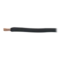 Cable Eléctrico 16 awg  color negro Conductor de cobre suave cableado. Aislamiento de PVC auto extinguible.BOBINA de