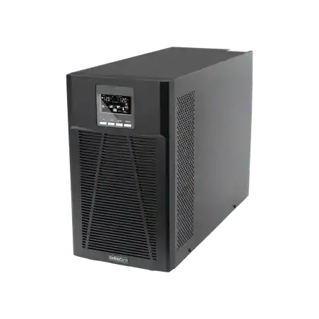 UPS 2000VA 1800W Online Doble Conversión  Pantalla LCD   4 tomas 5 15R   Regulación de Voltaje   Protección RJ45