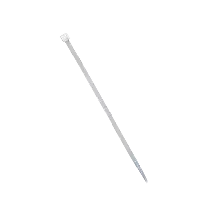 Cincho de plástico Color Natural 2.5 x 100 mm Ideal para sujeción de cables (Bolsa con 100 piezas)