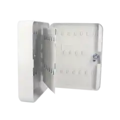 Caja para llaves con capacidad para 60 llaves  Medidas 200 x 250 x 75 mm  (ancho x alto x profundidad)  Fabricada en