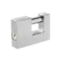 Candado para Cortina Metálica   Medida 80 mm  Acabado Cromo Satinado  Nivel de Seguridad 6   Llave Estándar.