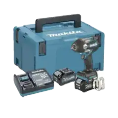 Llave de Impacto BL con Cuadro de 1 2 4 Velocidades eléctricas Incluye 2 baterías Li ION de 40 V cargador rápido y m|MAKITA|Herramienta Eléctrica a Batería|Tecnolobit Shop