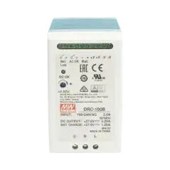 Fuente de poder Riel Din 24V 100W con Cargador de Bateria