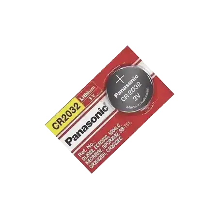 Batería de litio CR2032 de 3 V a 225 mAh (No recargable)