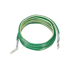 Jumper para Aterrizar Equipos 6 AWG con Terminal Doblada a 45 Grados (LCC6 14JAWH L) Para Conexión a Tierra y Termin