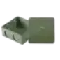 Caja Cuadrada y Tapa de 1 para instalaciones con tubería PVC Conduit pesado. Caja Cuadrada y Tapa de 1 para instalaciones con tubería PVC Conduit pesado.