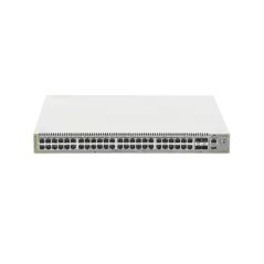 Switch PoE+ Administrable CentreCOM GS980M Capa 3 de 48 puertos 10 100 1000Mbps + 4 SFP Gigabit 740 W